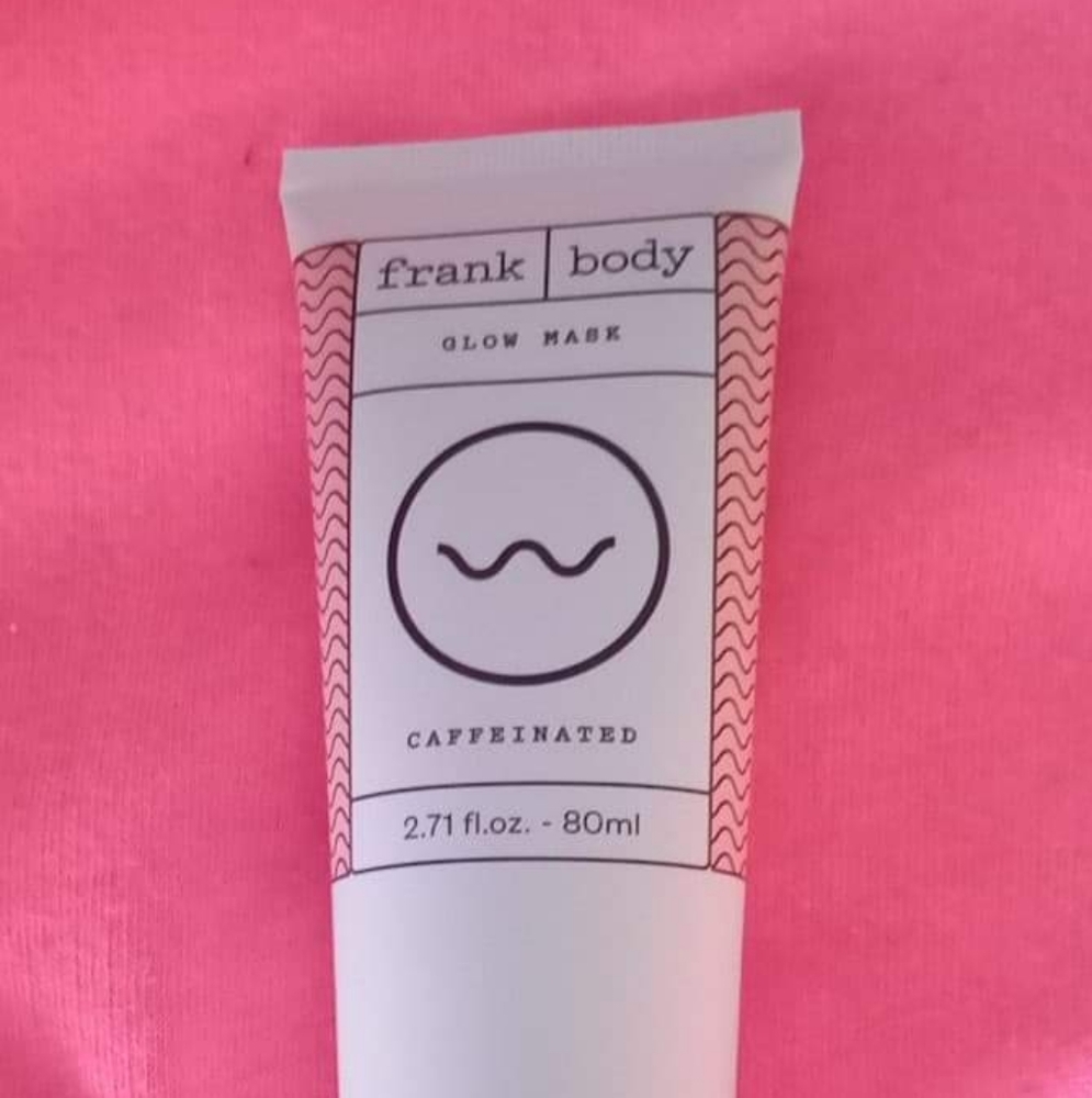 Frank body glow mask.